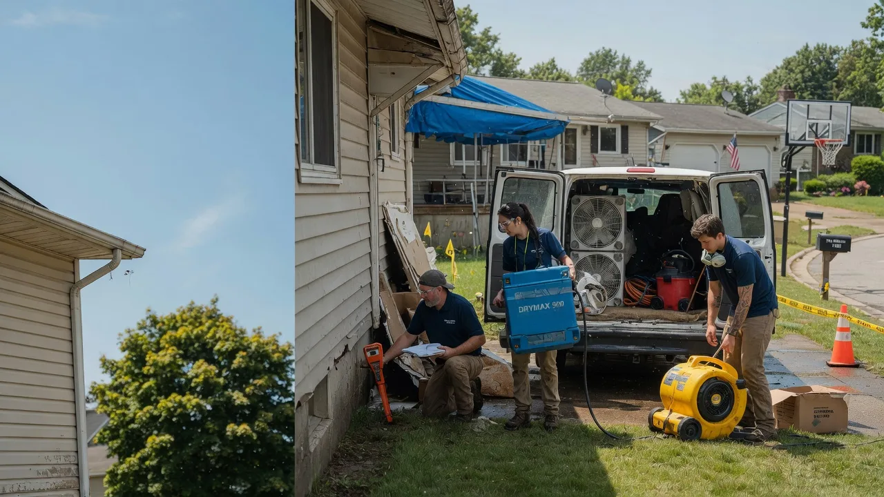 Ceiling Leak Cleanup in Fayetteville, NY near me